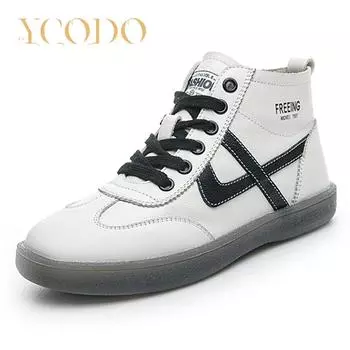 Женская весенне-осенняя удобная повседневная обувь из натуральной кожи на мягкой подошве, туфли на плоской подошве для девочек и студентов 42