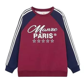 Женская весенняя лоскутная толстовка, винтажная толстовка с капюшоном, повседневный свободный топ, осенний пуловер M