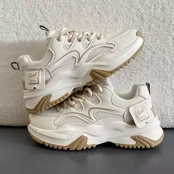 Женская весенняя новая мода, дизайнерские кроссовки с толстой подошвой, удобные, вулканизированные, повседневные, для ходьбы, без застежек 35