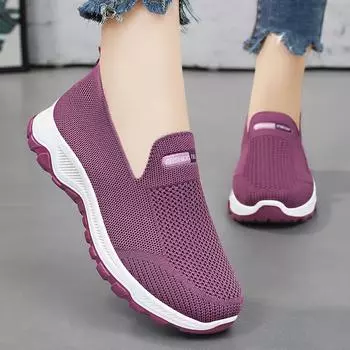 Женская весенняя обувь, дышащая повседневная обувь на мягкой подошве на плоской подошве 36