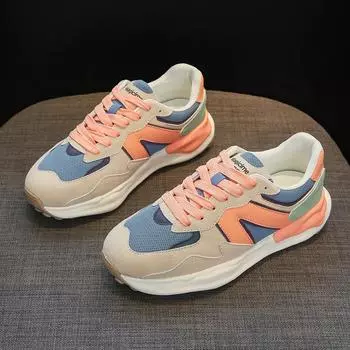 Женская весенняя повседневная дышащая обувь для бега 40 чёрный