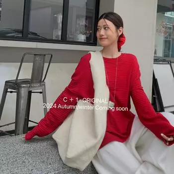 Женская весенняя ретро-футболка с длинным рукавом в полоску — маленький размер, повседневный свободный крой. One Size серый