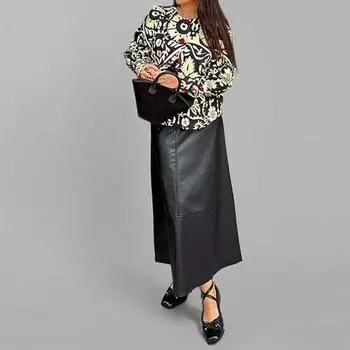 Женская весенняя рубашка в стиле ретро с принтом «коллизия цветов», модный темперамент для поездок на работу S