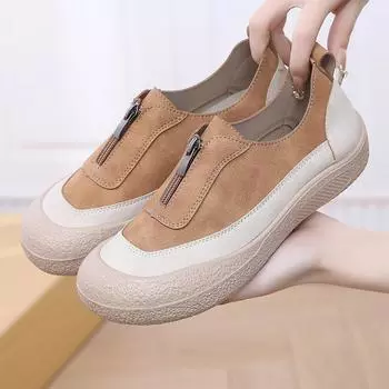 Женская весна 2025 года, новая повседневная спортивная обувь, легкая женская мода, универсальная, удобная, на толстой подошве, обувь для мам 35 покинуть белый