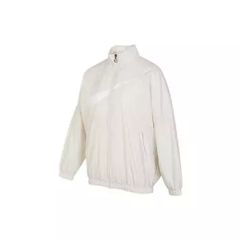 Женская ветровка с логотипом Nike и воротником-стойкой, бежевая DX5865-104 L