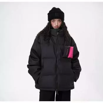 Женская винтажная куртка из искусственной кожи с воротником-стойкой, однотонная, повседневная, свободная, утепленная, с хлопковой подкладкой, осенне-зимнее женское хлопковое пальто M бежевый