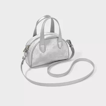 Женская винтажная однотонная сумка через плечо One Size