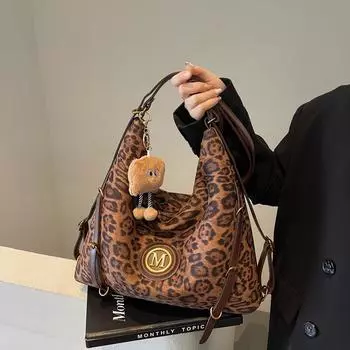 Женская винтажная сумка-тоут большой вместимости, рюкзак на одно плечо