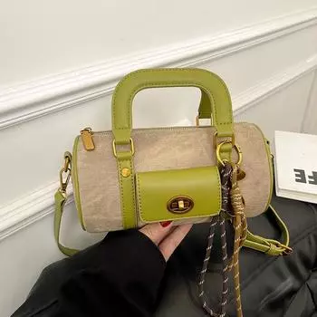 Женская винтажная сумка-тоут Boston, повседневная модная женская сумка через плечо в британском стиле с верхней ручкой, простая женская сумка через плечо для девочки чёрный