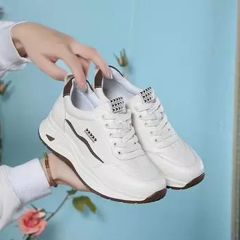 Женская водонепроницаемая кожаная обувь весна/осень 2024 года — мягкая подошва, легкая, повседневная, для спорта и путешествий 39