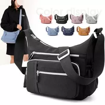 Женская водонепроницаемая нейлоновая сумка для пельменей с несколькими отделениями, сумка через плечо, сумка через плечо