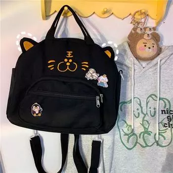 Женская водонепроницаемая сумка-мессенджер на плечо JK в японском стиле кавайная вышитая тигровая студентка лолита милая новая