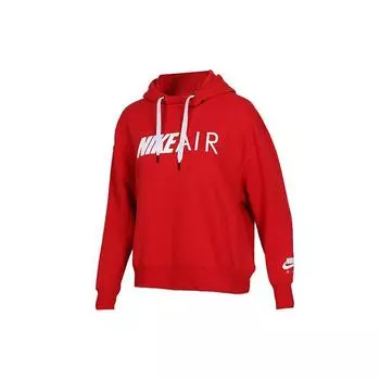 Женская вязаная толстовка с буквенным принтом Nike, красная AR3655-657 S