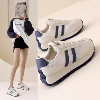 Женская вулканизированная обувь, повседневные дышащие износостойкие туфли на платформе со шнуровкой, легкие удобные женские кроссовки на танкетке 35