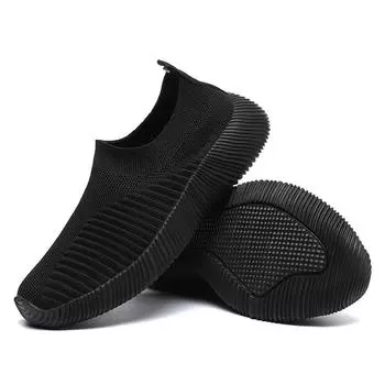 Женская вулканизированная обувь, женские кроссовки высокого качества, обувь без шнуровки на плоской подошве, женские лоферы, большие размеры 43, прогулочная обувь на плоской подошве 35