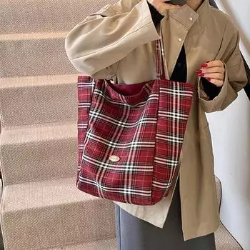 Женская высококачественная сумка через плечо из холста с леопардовым принтом - большая вместимость, повседневная сумка через плечо