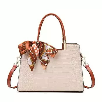 Женская высококачественная сумка через плечо из натуральной коровьей кожи для мам с крокодиловым узором в подарочной коробке. Подарочная сумка на День матери.