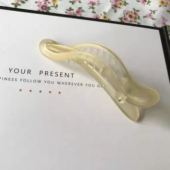 Женская заколка для волос Модная матовая полупрозрачная заколка для волос цвета желе Темпераментная заколка Матовые полупрозрачные аксессуары для волос для хвостика