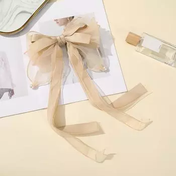 Женская заколка для волос с бантом, жемчужная черная шпилька, заколки для волос для хвостика для девочек, корейский темперамент, модные аксессуары для волос, головной убор