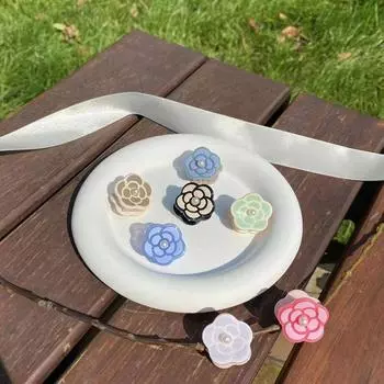 Женская заколка в виде краба с уксусной кислотой, заколка для волос с цветком камелии, заколка для волос с цветком, заколка для волос, мини-шпилька