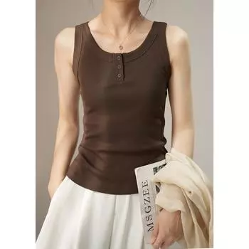 Женская застежка сбоку на груди с антибликовым покрытием Внутренняя часть Верхняя часть из хлопка с пуговицами снаружи S белый