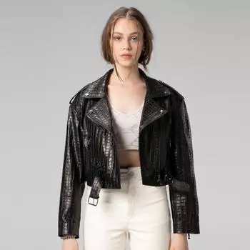 Женская, женская куртка из натуральной кожи, женская куртка