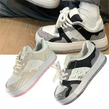 Женская женская сетчатая обувь с полыми отверстиями, дышащая обувь на плоской подошве 36 чёрный