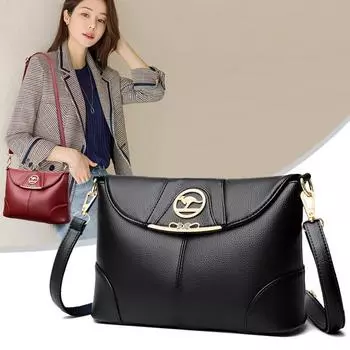 Женская женская сумка года Премиум сумка через плечо Большая вместимость женская сумка для мам Сумка через плечо красный