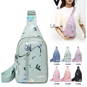 Женская женская сумка на одно плечо, новая легкая и нишевая универсальная сумка через плечо 2024 года, летняя спортивная нагрудная сумка, поясная сумка для работы на открытом воздухе