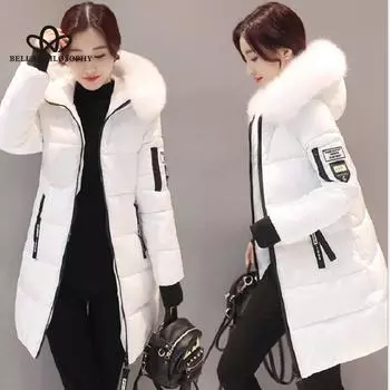 Женская зимняя хлопковая теплая куртка с хлопковой подкладкой, зимняя M армия зеленый