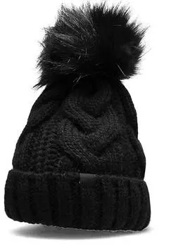 Женская зимняя кепка глубокого черного цвета 4F H4Z22 CAD010 M