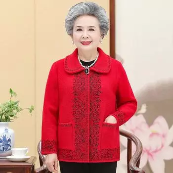 Женская зимняя куртка-кардиган большого размера с подкладкой, утолщенная, короткая, трикотажная, с пуговицей 4XL