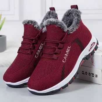 Женская зимняя мягкая и утолщенная теплая удобная спортивная обувь 41