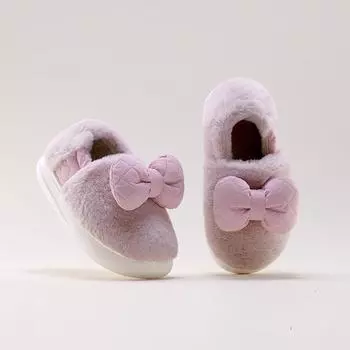 Женская зимняя обувь для дома, повседневная, без застежек, мягкая, теплая, легкая, удобная, кавайная, для спальни 36-37 белый