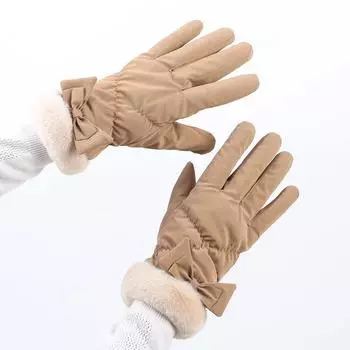 Женская зимняя однотонная простая элегантная и красивая теплая куртка с раздельными пальцами