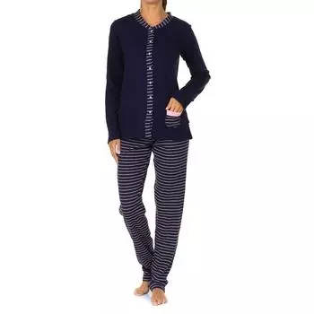 Женская зимняя пижама Lovable L синий