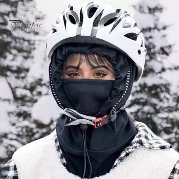 Женская зимняя шапка-балаклава с защитным щитком для лица унисекс теплая ветрозащитная велосипедная регулируемая завязка полная защита для путешествий на открытом воздухе в холодную погоду катание на лыжах розовый