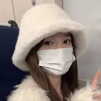 Женская зимняя шапка из толстого пушистого искусственного меха, сохраняющая тепло, ветрозащитная, рыболовная шапка с короткими полями, однотонная, для велоспорта и катания на лыжах бежевый