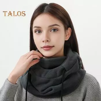 Женская зимняя шапка со встроенным шарфом, толстая, теплая, с завязками, ветрозащитная, высокоэластичная, полная защита, для путешествий на открытом воздухе, для холодной погоды розовый