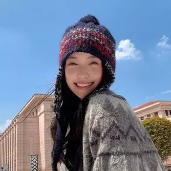 Женская зимняя шапка-ушанка Aviator Trooper, теплая вязаная шапка из шерстяной смеси, защитные наушники One Size чёрный