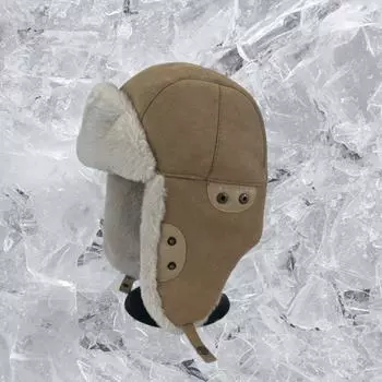 Женская зимняя теплая искусственная меховая шапка по цене сюрприза Bomber Black Hats