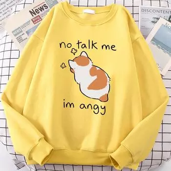 Женская зимняя толстовка с принтом мультяшного кота, длинные рукава, круглый вырез, свободный, сохраняющий тепло пуловер, мягкая осенне-зимняя толстовка для женщин XL хаки