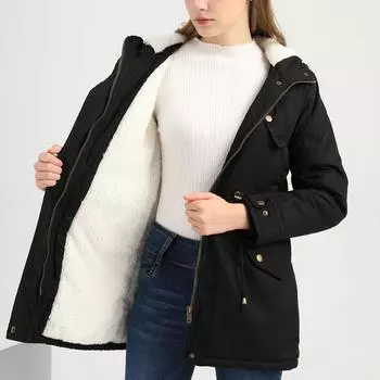 Женская зимняя утолщенная парка с капюшоном, теплая, средней длины, на молнии, куртка Lie Fallow Liberally 5XL