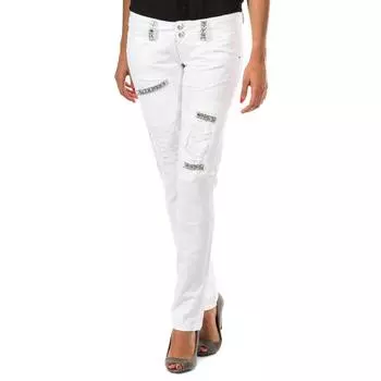 Женские 10DBF0125 облегающие длинные брюки 26-USA белый