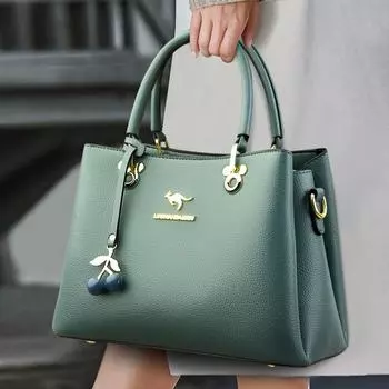 Женские 3-слойные сумки из мягкой кожи, роскошные дизайнерские сумки через плечо, женская сумка-шопер большой вместимости, брендовая сумка-мессенджер 27cm 12cm 19cm красный