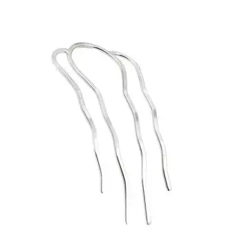 Женские 4 U-образные вилки для волос, зажимы, гребни, шпильки, фурнитура, винтажные классические китайские свадебные заколки для девочек, украшения