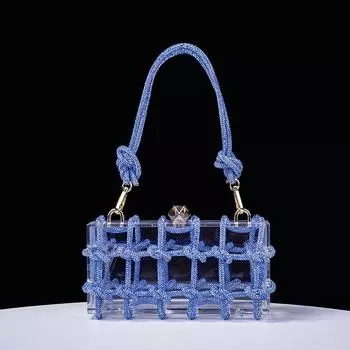 Женские акриловые вечерние сумки-тоут, роскошные дизайнерские сумки и сумки для выпускного вечера, модные трендовые сумки через плечо