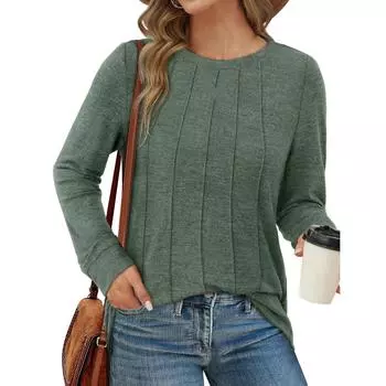 Женские эластичные брюки с высокой талией, повседневные, для активного отдыха, широкие длинные брюки с верхом L армия зеленый