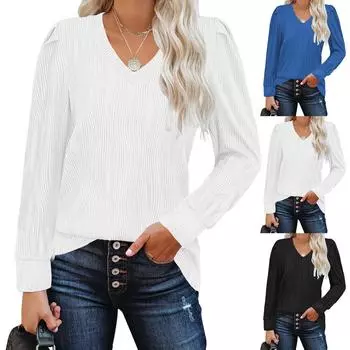 Женские эластичные брюки с высокой талией, повседневные активные брюки с широкими штанинами и длинными брюками, брюки с карманами M синий