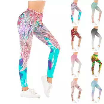 Женские эластичные леггинсы с леопардовым принтом и кристаллами для йоги, фитнеса, бега, спортзала, спортивных активных брюк XS циан